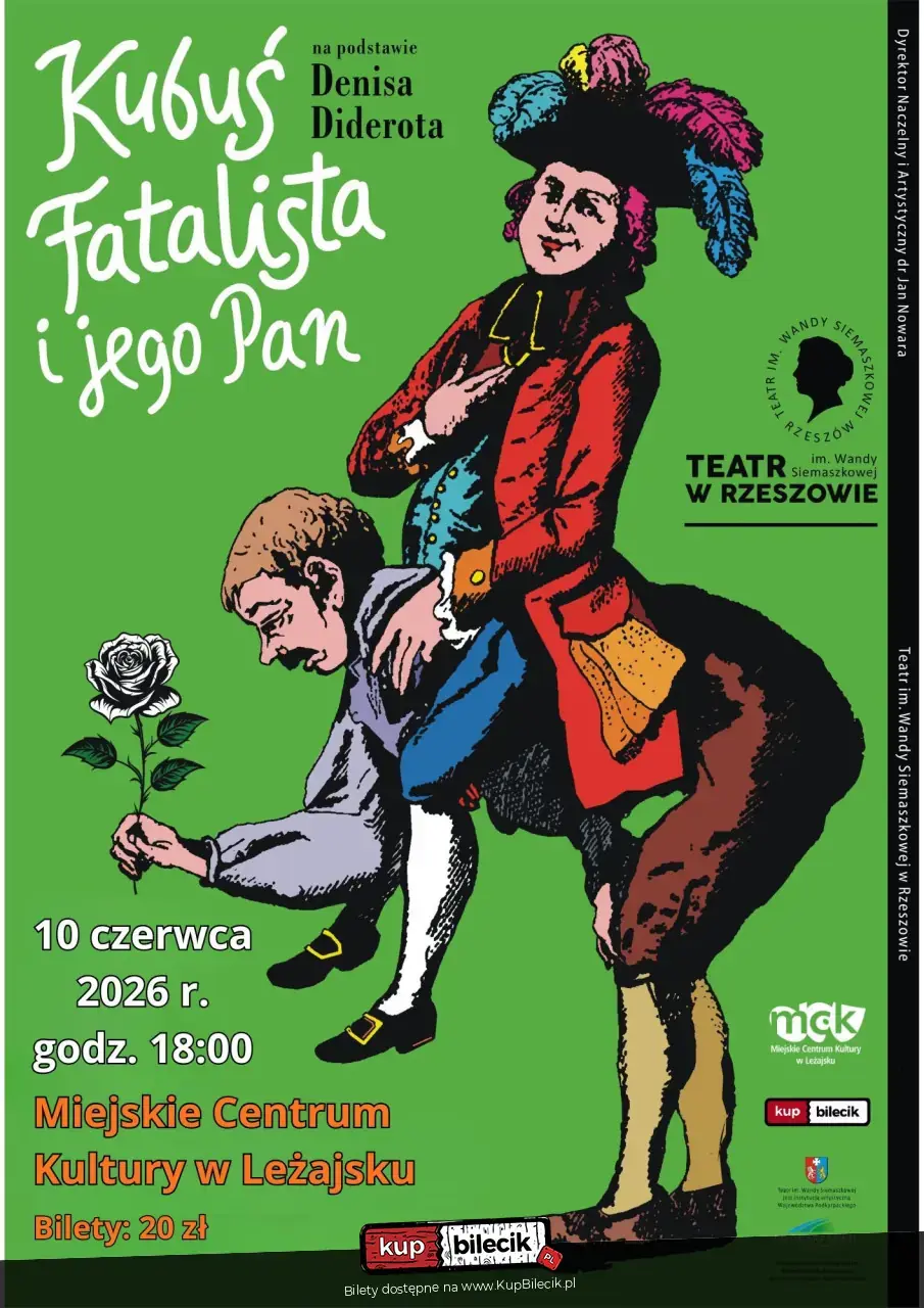 Kubuś Fatalista i jego pan - Teatr im. Wandy Siemaszkowej w Rzeszowie