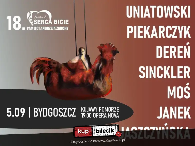 18. Festiwal Serca Bicie” Pamięci Andrzeja Zauchy