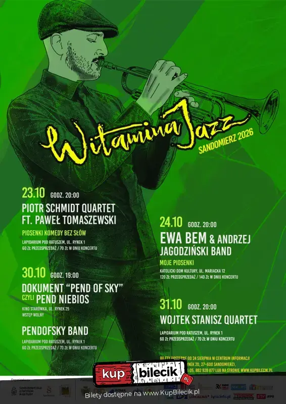 Witamina Jazz 2026: Piotr Schmidt Quartet ft. Paweł Tomaszewski