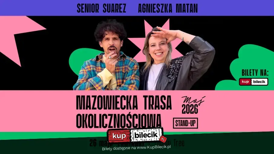 Stand-up: Agnieszka Matan i Senior Suarez grają dla Twojej Matki