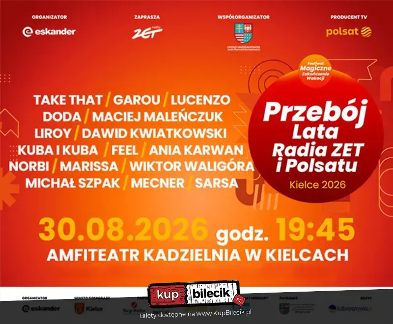 Przebój Lata Radia Zet i Polsatu - rejestracja POLSAT