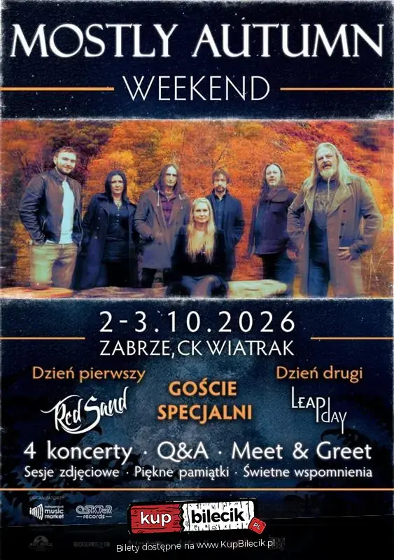 Mostly Autumn Weekend - KARNETY