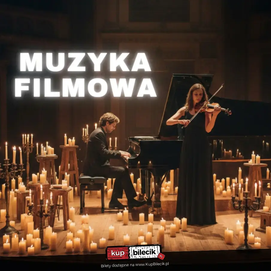Muzyka Filmowa: Skrzypce i Fortepian przy Świecach