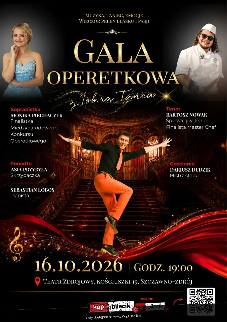 Gala operetkowa z iskrą tańca
