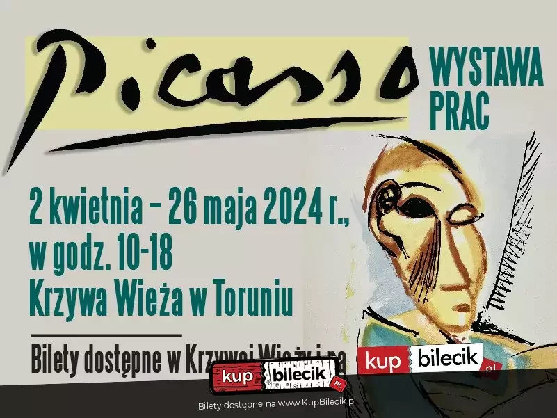 Picasso - wystawa prac w Krzywej Wieży w Toruniu