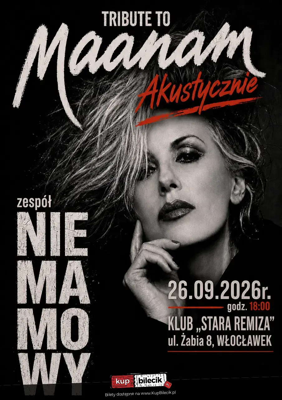 Maanam akustycznie - Tribute to - Trasa Jubileuszowa Nie Ma Mo Wy