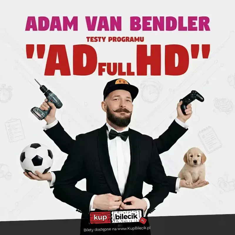 Stand-up: Adam Van Bendler Testy programu ADfullHD
