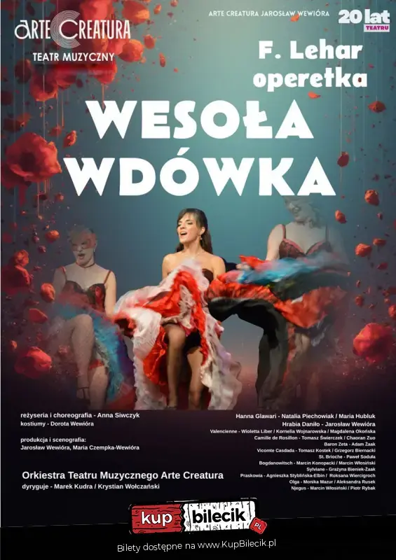Wesoła Wdówka - operetka F. Lehara - Arte Creatura Teatr Muzyczny