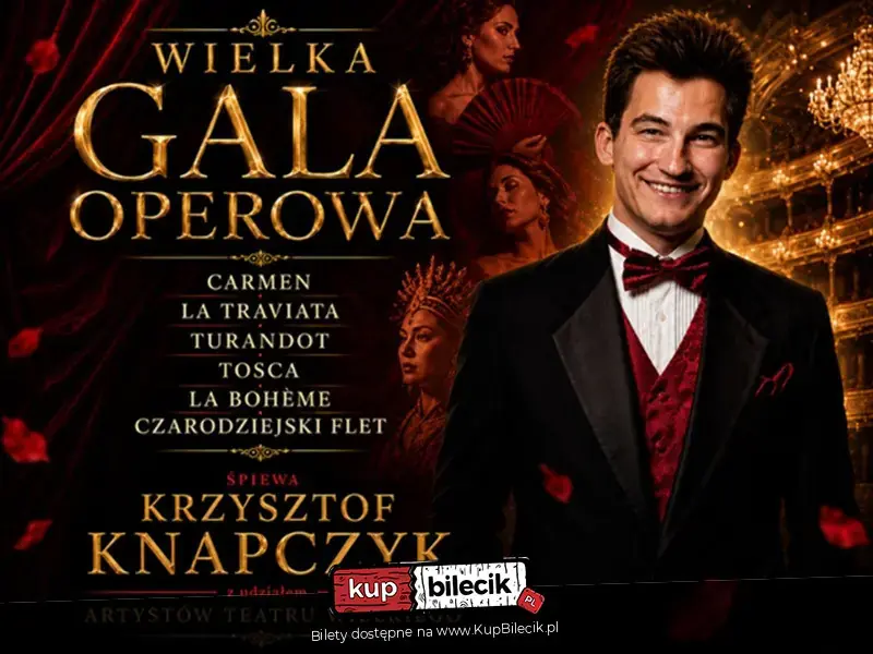 Wielka Gala Operowa: Krzysztof Knapczyk, Carmen, La Traviata, Turandot